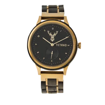Módní doplněk Dřevěné hodinky TETRAO Quercus