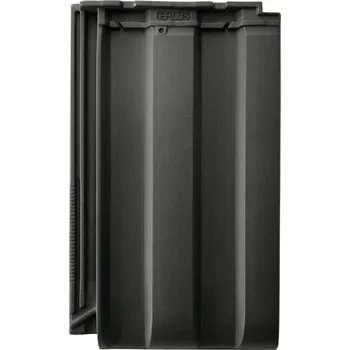 pálená krytina ERLUS SCALA® Taška základní 1/1 Sinterschwarz Matt - černá matná engoba Select slinutá