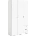 Skříň Space 70409 3d3s bílá
