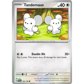 Karetní hra Tandemaus 160/198 - Scarlet & Violet Typ karty: Non-Holo