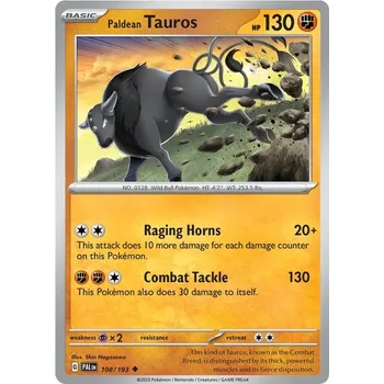 Karetní hra Paldean Tauros 108/193 - Paldea Evolved Typ karty: Non-Holo