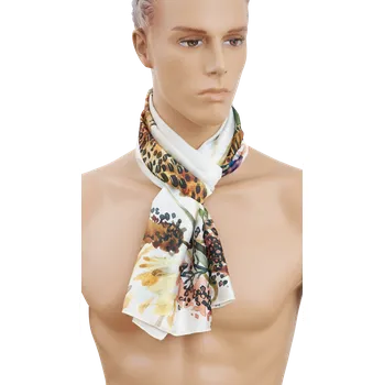 Šátek Šátek TETRAO velký bažant s květinami