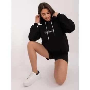 Dámská mikina Dámská mikina s kapucí oversize HITA černá