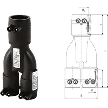 Kanalizační potrubí Y - KUS - Y 40 - 40 - 50