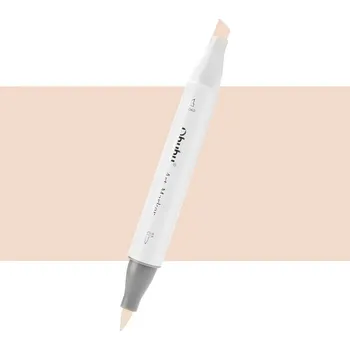 Lihová fixa OHUHU oboustranná Brush & Chisel, E090 Eggshell White
