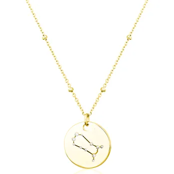 Náhrdelník Stříbrný zlacený náhrdelník KOZOROH