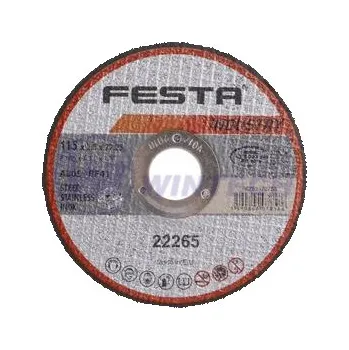 Řezný kotouč Kot.řezný kov 115x2.5x22.2 FESTA INDUSTR / balení 1 ks