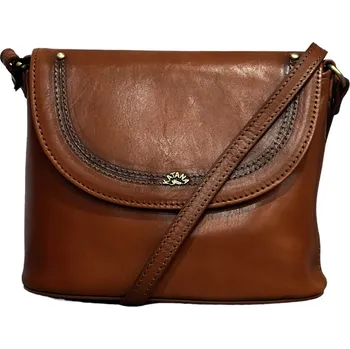 Kabelka KATANA menší kožená kabelka koňaková 66832-10