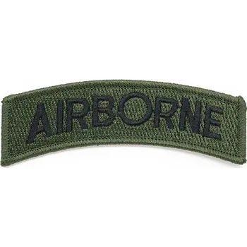 Airsoft NAVYS Nášivka oblouček AIRBORNE - OLIV