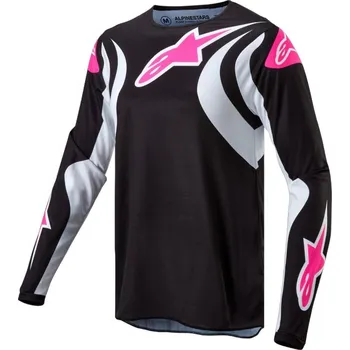 cyklistický dres Dámský dres - ALPINESTARS Stella Fluid 2024 - Black / White L