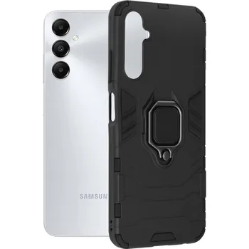 Pouzdro na mobilní telefon Kryt Samsung A05s odolný černý s prstenem (obal neboli pouzdro na Samsung A05s)