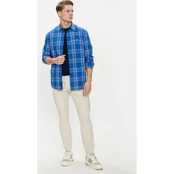 Pánská košile Tommy Jeans Košile Poplin DM0DM18968 Modrá Regular Fit M