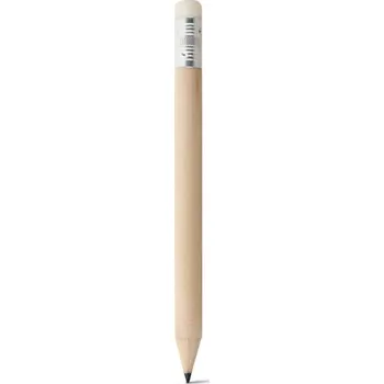 Grafitová tužka BARTER. Mini tužka s gumou a tvrdostí HB bez potisku bez potisku 5 bez potisku