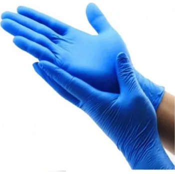 Vyšetřovací rukavice Rukavice nitrilové bezpudrové - 100 ks XL