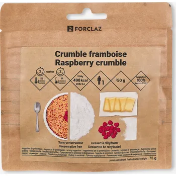 FORCLAZ Lyofilizovaný dezert crumble malinový 50 g