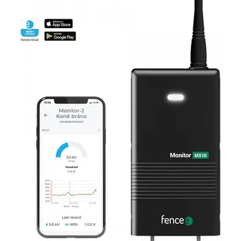 Ohradník Fencee Univerzální monitorovací sada ohradníku - WiFi Gateway - Monitor MX10 - Sledování v aplikaci