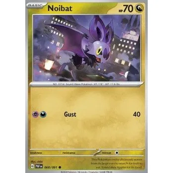Volný čas Pokémon PAF 068/091 Noibat - Paldean Fates Stav: Near Mint, Verze: NORMAL