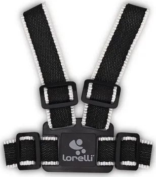 Kšíry pro dítě Lorelli Safety Harness černé/bílé