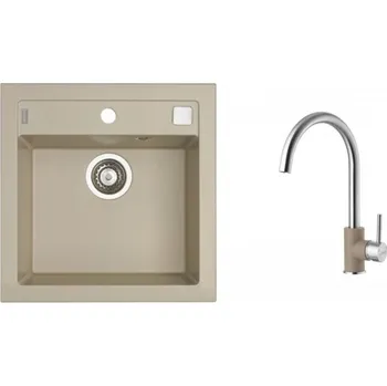 Granitový dřez Alveus SET FORMIC 20/02 + BATERIE ZINA 02 + 5 % sleva v košíku s kódem SLEVA5