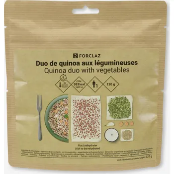 FORCLAZ Lyofilizovaný vegetariánský luštěninový pokrm Duo Quinoa 120 g