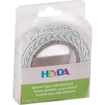 samolepka Samolepicí bílá krajka - 1,5 cm x 2 m