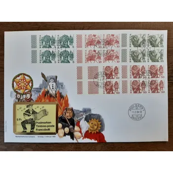 Sběratelství Švýcarsko FDC s H-Blatt 145/9
