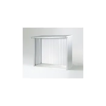 Zahradní úložný box Zadní stěna pro WOODSTOCK Biohort Barva: Stříbrná metalíza, Rozměr: 230