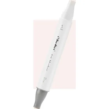 Lihová fixa OHUHU oboustranná Brush & Chisel, E010 Pale Fruit Pink