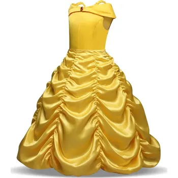 Karnevalový kostým Disney Dětský kostým - šaty pro Bellu z pohádky Kráska a zvíře Varianta: Šaty č.6 bez doplňků, Velikost: 150 (9-10 let)