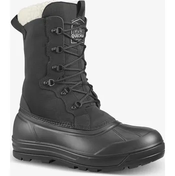 Pánská zimní obuv QUECHUA Pánské turistické nepromokavé sněhule SH 900 40 ČERNÁ