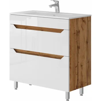 Koupelnový nábytek Lavedo Neo Wotan Oak 80 koupelnová skříňka s umyvadlem