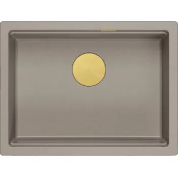 Granitový dřez Quadron Logan dřez graniteq 56x45 cm béžová HQJ6045U4_PVDG1_U