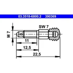 Odvzdušňovací šroub / ventil ATE 03.3518-6800.2