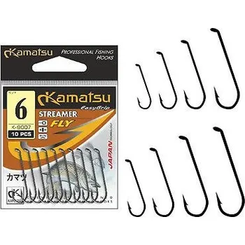 Rybářský háček Kamatsu háčky Streamer Fly K-9007 Velikost: 10