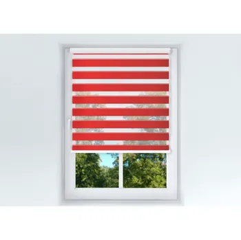 Roleta FEXI Zatemňovací Roleta Den a noc, Origin slim červené jablko, A 034 v MAXI kazetě, 150x30 cm, Strana a barva mechanismu: Pravá -…