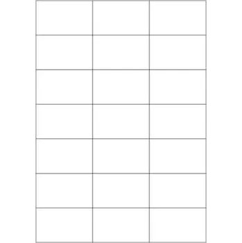 Samolepící etiketa Etikety PRINT 70x42,4 mm bílé pololesklé 250 g/m2 (50xA4)