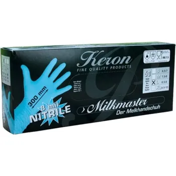 Rukavice nitrilové Milkmaster Profi, 30 cm Velikost: M