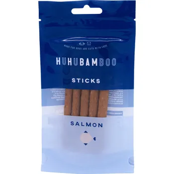 Pamlsek pro psa Huhubamboo lososové sticks 30 g