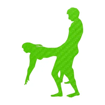 Polep vozidla Sexy siluety 012 (58 - 3D karbon zelený kawasaki) SAMOLEPKA NA AUTO, NÁLEPKA, FÓLIE, POLEP, TUNING, VLASTNÍ TEXT, TISK, AUTOSAMOLEPKY.cz, POLEPY, OBRÁZEK, LOGO, 3D STICKERS