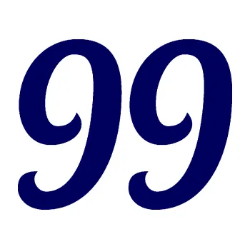 Polep vozidla Startovní číslo 99 typ 3 (23 - tmavě modrá) SAMOLEPKA NA AUTO, NÁLEPKA, FÓLIE, POLEP, TUNING, VLASTNÍ TEXT, TISK, AUTOSAMOLEPKY.cz, POLEPY, OBRÁZEK, LOGO, 3D STICKERS