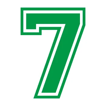 Polep vozidla Startovní číslo 7 typ 4 (12 - zelená) SAMOLEPKA NA AUTO, NÁLEPKA, FÓLIE, POLEP, TUNING, VLASTNÍ TEXT, TISK, AUTOSAMOLEPKY.cz, POLEPY, OBRÁZEK, LOGO, 3D STICKERS