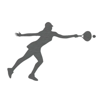 Polep vozidla Tenistka 003 pravá (62 - škrábaný titan) SAMOLEPKA NA AUTO, NÁLEPKA, FÓLIE, POLEP, TUNING, VLASTNÍ TEXT, TISK, AUTOSAMOLEPKY.cz, POLEPY, OBRÁZEK, LOGO, 3D STICKERS