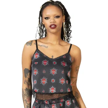 Dámské pyžamo tílko dámské (pyžamo) KILLSTAR - Rosalind Cami - Black - XL