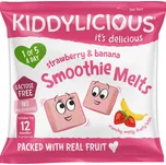 Kiddylicious Ovocné polštářky z jahod a banánu, 6g