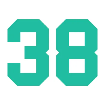 Polep vozidla Startovní číslo 38 (25 - tyrkysová) SAMOLEPKA NA AUTO, NÁLEPKA, FÓLIE, POLEP, TUNING, VLASTNÍ TEXT, TISK, AUTOSAMOLEPKY.cz, POLEPY, OBRÁZEK, LOGO, 3D STICKERS