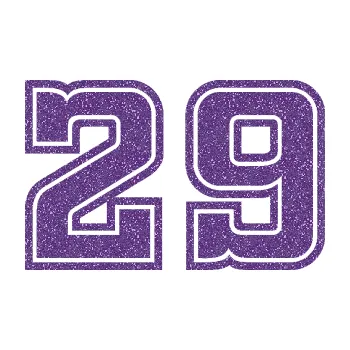 Polep vozidla SAMOLEPKA Startovní číslo 29 typ 5 (87 - Ultra Metalic fialová) NA AUTO, NÁLEPKA, FÓLIE, POLEP, TUNING, VLASTNÍ TEXT, TISK, AUTOSAMOLEPKY.cz, POLEPY, OBRÁZEK, LOGO, SAMOLEPKY