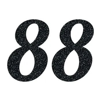 Polep vozidla Startovní číslo 88 typ 3 (85 - Ultra Metalic černá) SAMOLEPKA NA AUTO, NÁLEPKA, FÓLIE, POLEP, TUNING, VLASTNÍ TEXT, TISK, AUTOSAMOLEPKY.cz, POLEPY, OBRÁZEK, LOGO, 3D STICKERS