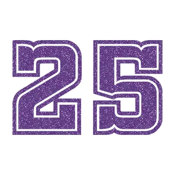 Polep vozidla SAMOLEPKA Startovní číslo 25 typ 5 (87 - Ultra Metalic fialová) NA AUTO, NÁLEPKA, FÓLIE, POLEP, TUNING, VLASTNÍ TEXT, TISK, AUTOSAMOLEPKY.cz, POLEPY, OBRÁZEK, LOGO, SAMOLEPKY