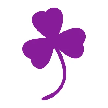 Samolepící dekorace Trojlístek 002 levá (14 - fialová) SAMOLEPKA NA AUTO, NÁLEPKA, FÓLIE, POLEP, TUNING, VLASTNÍ TEXT, TISK, AUTOSAMOLEPKY.cz, POLEPY, OBRÁZEK, LOGO, 3D STICKERS