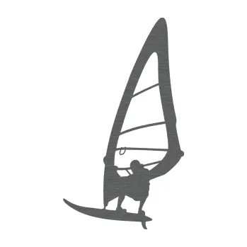 Polep vozidla SAMOLEPKA Windsurfing 003 levá (62 - škrábaný titan) NA AUTO, NÁLEPKA, FÓLIE, POLEP, TUNING, VLASTNÍ TEXT, TISK, AUTOSAMOLEPKY.cz, POLEPY, OBRÁZEK, LOGO, SAMOLEPKY